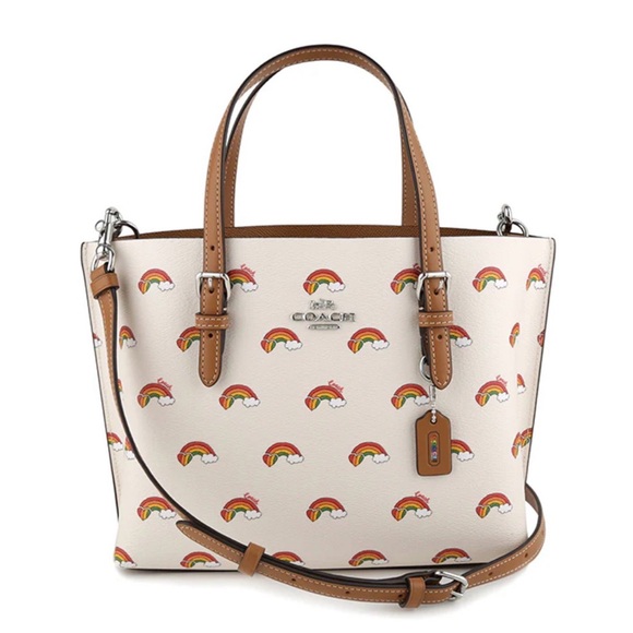 Coach Handbags - Coach Mollie Tote Rainbow Heart Print 2023 #CK373 - NWOT $378